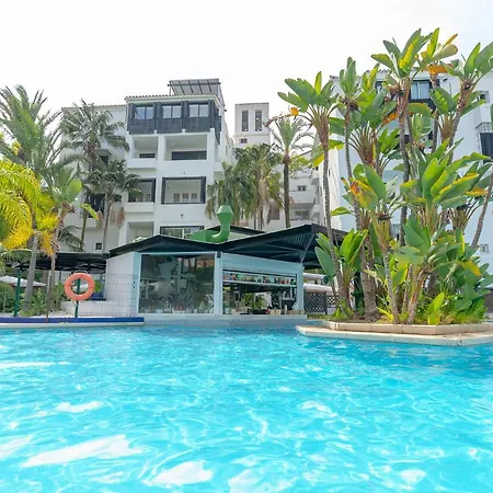 アパート Beachfront Complex Jardines De Golondrinas Elviria マルベーリャ